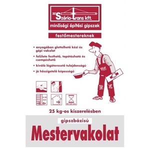 Széria mestervakolat 25 kg 5 - 30 mm