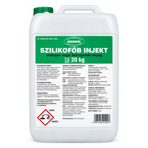 Szilikofób injekt 20 kg