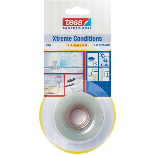 Tesa 4600-03  Xtreme szerelőszalag 3m:25mm átlátszó