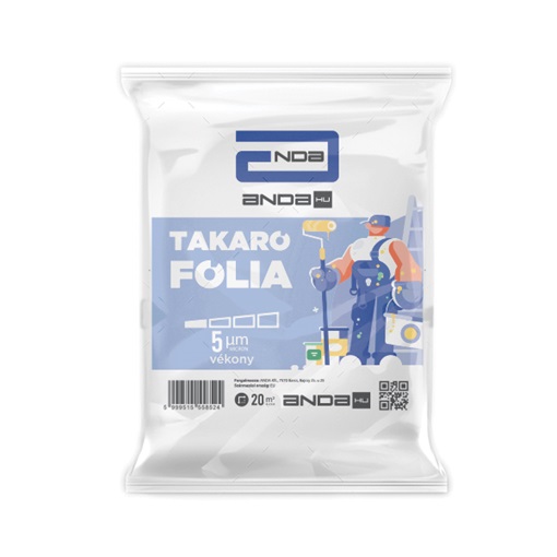 TAKARÓFÓLIA ANDA  20m2  5 mikronos  vékony 100 gr