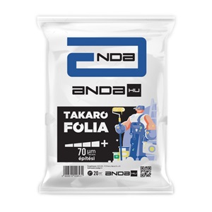 TAKARÓFÓLIA ANDA  20m2 70 mikronos  építési 1450 gr