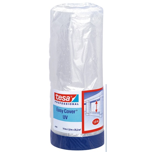 Tesa 04369  Festőszalag+takarófólia kültérre 14m/1800mm