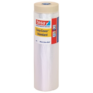 Tesa 04403-01 Standard Festőszalag+takarófólia beltérre 25m/1400mm