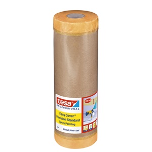 Tesa 04451-00 Washi Cover Spray festőszalag+takarópapír beltérre 25m/200mm