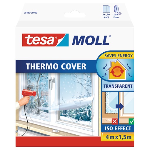 Tesa 05432 Thermo Cover, Ablakszigetelő Fólia 1,5/4m