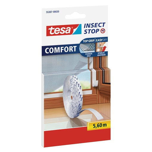 Tesa 55387 Comfort Tépőzár Szúnyoghálóhoz 5,6m