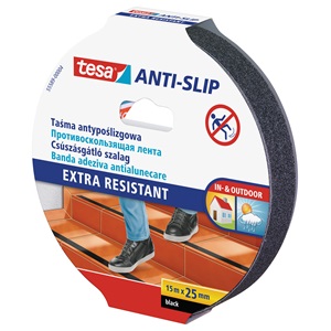 Tesa 55587-12 Csúszásgátló szalag, fekete 5m/25mm