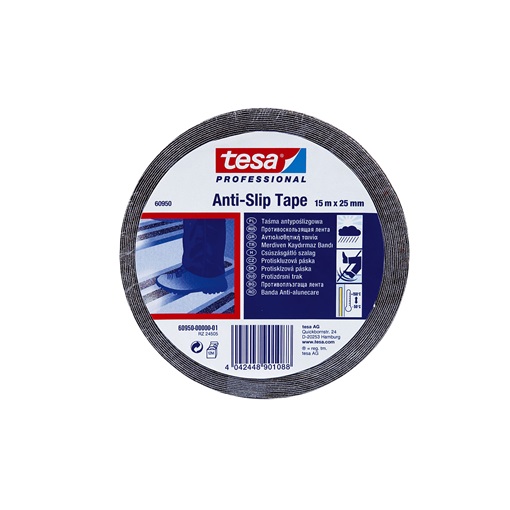 Tesa 55589-04 Csúszásgátló szalag, fekete 15m/25mm