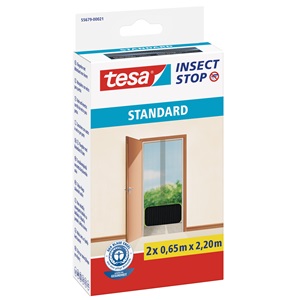 Tesa 55679-21 Standard Öntapadó Szúnyogháló Ajtóra, Antracit 2x0,65m/2,2m