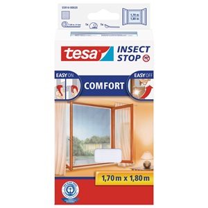 Tesa 55914-20 Comfort Öntapadó Szúnyogháló, Fehér 1,7m/1,8m