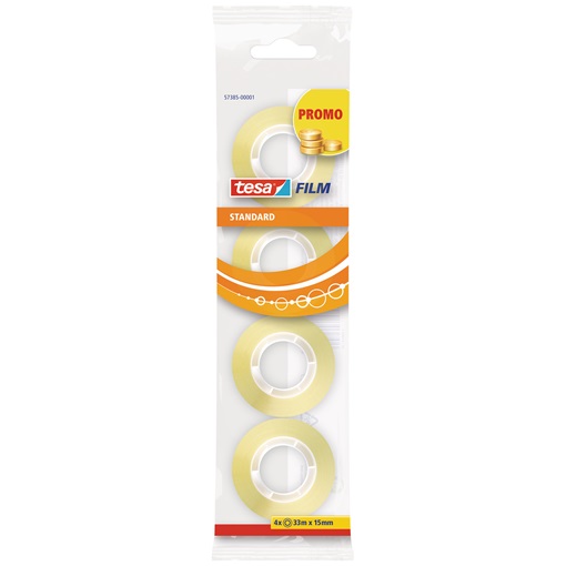 Tesa 57385 Tesafilm standard átlátszó 4x33mx15mm