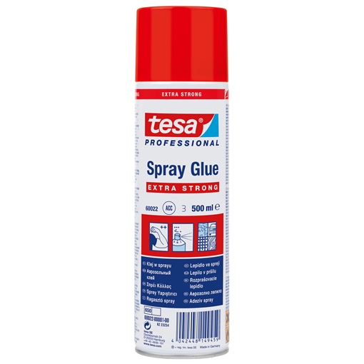 Tesa 60022 Ragasztóspray, Extra erős 500 ml