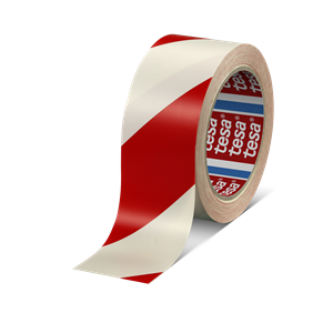 Tesa 60760-92 Jelölőszalag piros/fehér 33m/50mm