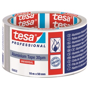 Tesa 63632-00 Alumínium szalag, 30mikron 10m/50mm