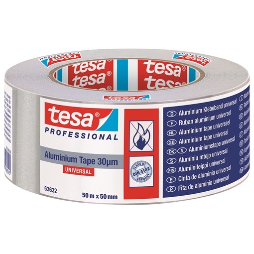 Tesa 63632-02 Alumínium szalag, 30mikron 50m/50mm