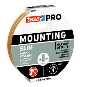 Tesa 66714-01 Rögzítőszalag Mounting Pro keskeny 2x 5mx9 mm