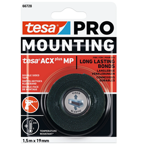 Tesa 66728-04 Rögzítőszalag Mounting Pro ACX plus 1,5m/19mm KIFUTÓ
