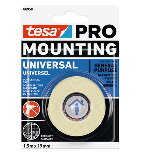 Tesa 66958-06 Rögzítőszalag Mounting Pro univerzális  1,5m/19mm
