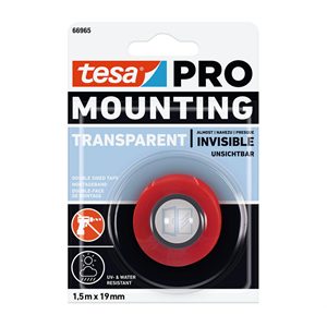 Tesa 66965-06 Rögzítőszalag Mounting Pro átlásztó 1,5m/19mm