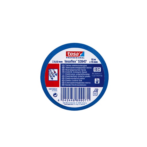 Tesa Szigetelőszalag kék 10m/15mm