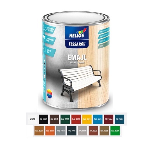 Tessarol mf. zománc antracit RAL7016 0,75 L