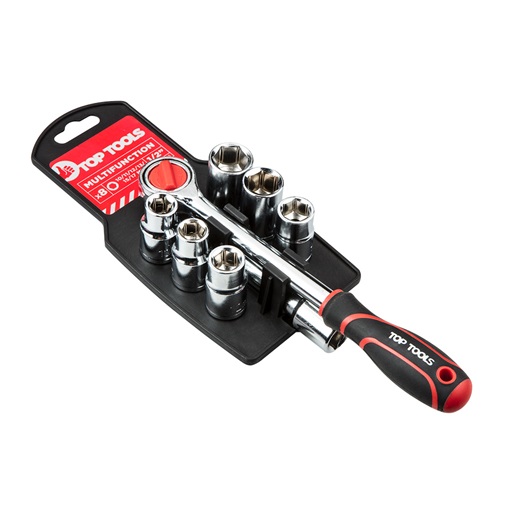 Top Tools 38D143 dugókulcskészlet 1/2" 8db KIFUTÓ