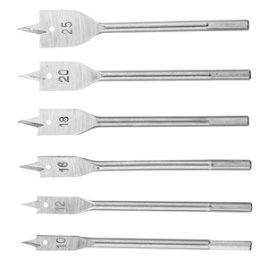 Top Tools 60H860 lapos marófúró készlet, 6db(10,12,16,18,20,25mm)