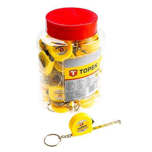 Topex 27C001 mini mérőszalag 1m(rendelési egység 40db)