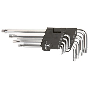 Topex 35D951 torx kulcs készlet ts10-50 9db,hosszú lyukas