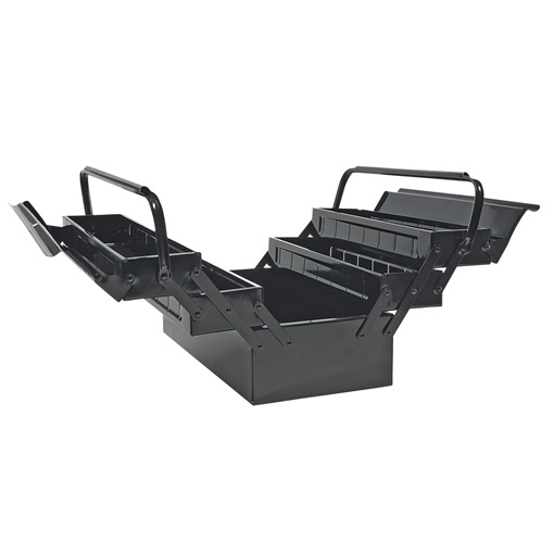 Topex 79R101 szerszámláda fém 5 rekesz, 55x20x21cm