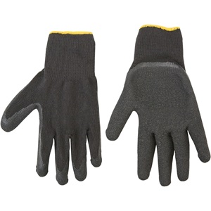 Topex 83S213 munkakesztyű, latex bevonatú kötött pamut, 10"