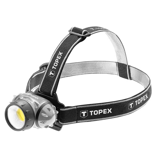 Topex 94W391 fejlámpa 3w led cob, batteries 3aaa