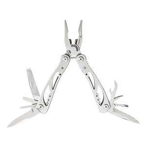 Topex 98Z058 multifunkciós szerszám, 9 funkció, silver, súly 222 g, nyitva/összecsukva: 165mm/105mm