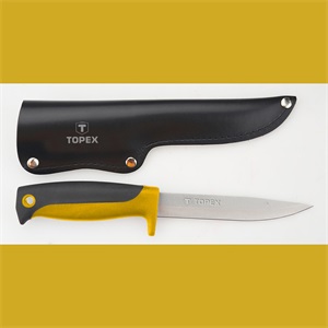 Topex 98Z103 kés 120mm penge, műanyag tokkal