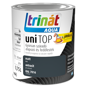 Trinát Aqua Unitop matt RAL 7016 antracit 0,75 L