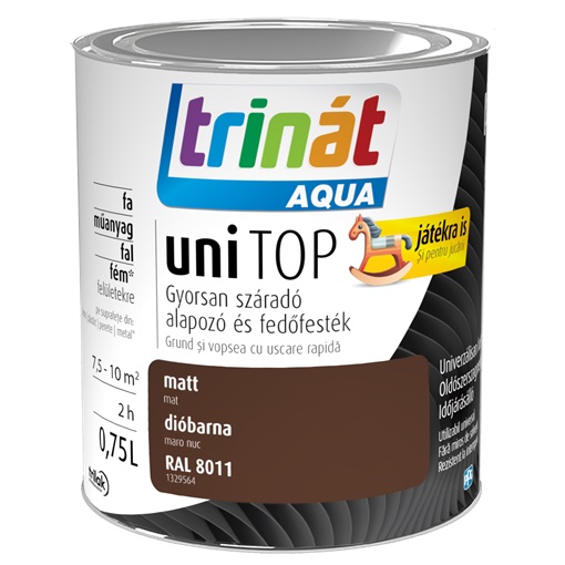 Trinát Aqua Unitop matt RAL 8011 dióbarna 0,75 L