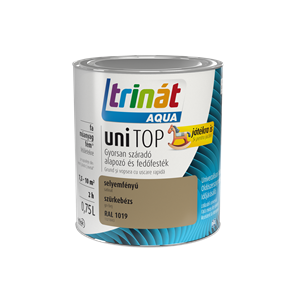Trinát Aqua Unitop selyemfényű RAL 1019 szürkebézs 0,75L