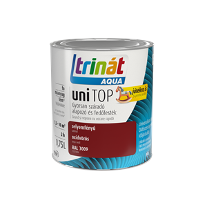 Trinát Aqua Unitop selyemfényű RAL 3009 oxidvörös 0,75L
