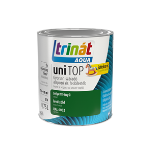 Trinát Aqua Unitop selyemfényű RAL 6002 levélzöld 0,75L