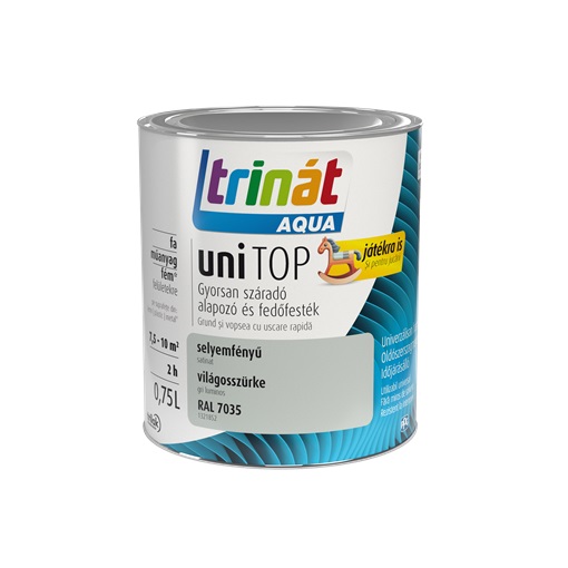 Trinát Aqua Unitop selyemfényű RAL 7035 világosszürke 0,75L