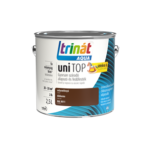 Trinát Aqua Unitop selyemfényű RAL 8011 dióbarna 2,5L
