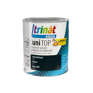 Trinát Aqua Unitop selyemfényű RAL 9005 fekete 0,75L