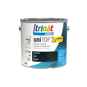 Trinát Aqua Unitop selyemfényű RAL 9005 fekete 2,5L