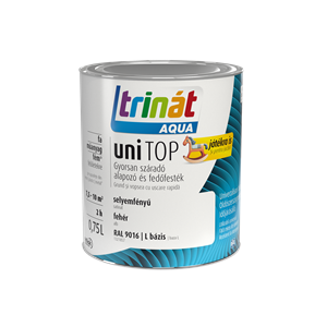 Trinát Aqua Unitop selyemfényű RAL 9016 fehér és L bázis 0,75L