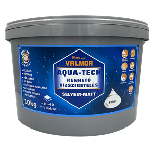 VALMOR Aqua-tech kenhető vízszigetelés fehér 10 kg
