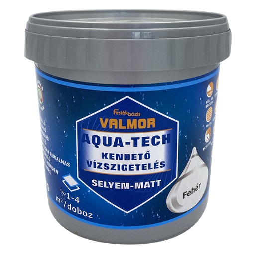 VALMOR Aqua-tech kenhető vízszigetelés fehér  1 kg