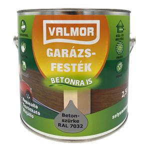 Valmor Garázsfesték betonszürke RAL7032  2,5 L