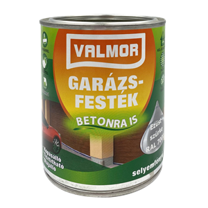 Valmor Garázsfesték ezüstszürke RAL7001 0,75 L ext.érdesített