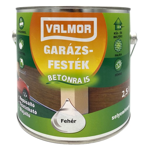 Valmor Garázsfesték fehér  2,5 L