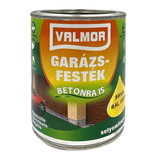 Valmor Garázsfesték sárga RAL1023 0,75 L